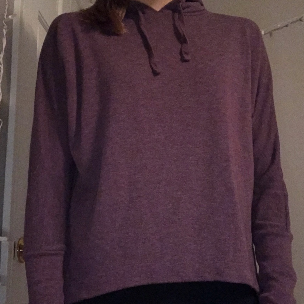 Purple hoodie